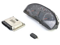 Kit Pornire Calculator Motor,ceas Bord,CHIP Cheie Audi A6 (4B, C5) 1997 - 2005 Motorina 4B1907401B, 0281010393, 4B0920932K