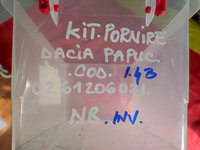 Kit pornire Dacia Papuc. Motorizare 1.4B. Cod. 0261206071