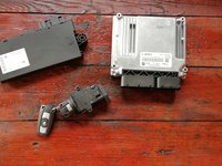 Kit pornire ECU BMW E60 520 Facelift 2.0 D 177 cai motor N47D20A Cutie Automata cod 7811700