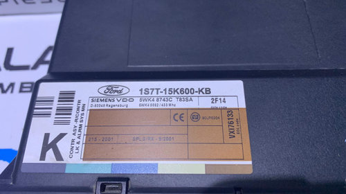 Kit Pornire ECU Calculator Motor Cip Cheie Imobilizator Ford Mondeo MK 3 2.0TDCI Cod: 4S71-12A650-DB