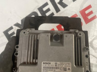 Kit pornire ecu Calculator motor, Peugeot 308 SW, 1.6 hdi, 9HZ, cod 9664843780, 0281013872