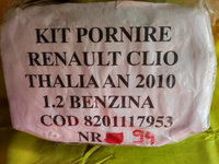 Kit pornire Renault Clio Thalia. Motorizare 1.2 Benzina. 2010 Cod. 8201117953.