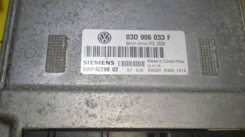 Kit pornire VW Polo 1.2 03D906033F, 5WP40298, motor BMD