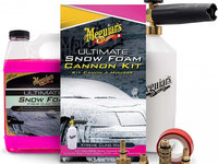 Kit Prespalare Auto Lance Si Spuma Meguiar's Ultimate Snow Foam Cannon G194000EUMG
