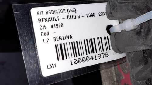 Kit radiatoare Renault Clio 3, motor 1.2 Benzina