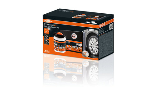 KIT Reparatie ANVELOPE (COMPRESOR + SPRAY Reparatie ANVELOPE) TYRESEAL KIT OSRAM