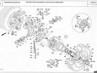 Kit reparatie ax inferior fuzeta punte fata Setra 315 (poz.6+7+8+9+10+11+12+14) MERCEDES OE 107-24.11.106-08