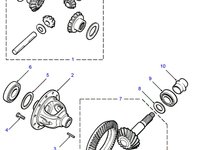 Kit reparatie diferential punte spate Freelander 1 (poz,1) LAND ROVER AM TBV100000