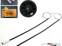 Kit reparatie macara usa Renault Clio 2 (B0/1/2), 09.1998-2012, fata, Stanga, 3 usi