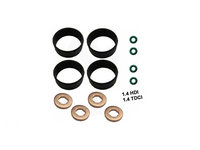 Kit reparatie saiba simering oring injector Ford Fiesta 1.4 TDCI, Peugeot Citroen 1.4 HDI