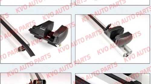 Kit set bare portbagaj cu cheie AUDI A4 B6 / B7 2001-2008 Combi / Break / Caravan - Aluminiu - K20