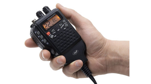 Kit Statie radio CB PNI Escort HP 62 si Antena PNI Extra 48 cu magnet inclus, ASQ, RF GAIN