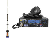 Kit Statie radio CB President LINCOLN II + Antena CB PNI ML70, lungime 70cm, 26-30MHz, 200W PNI-PRE-K50