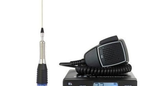 Kit Statie radio CB TTi TCB-550 + Antena PNI 