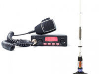 Kit Statie radio CB TTi TCB-550 EVO + Antena PNI ML70 cu magnet, 70cm, 26-30MHz, 200W TTI-PACK56