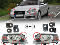 Kit suporti reparatie profesionala prindere far Audi A6 allroad An producție 2007-2011 stanga si dreapta +