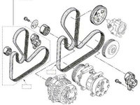 Kit transmisie original Renault Dacia Logan Sandero 1.4 1.6 cu AC