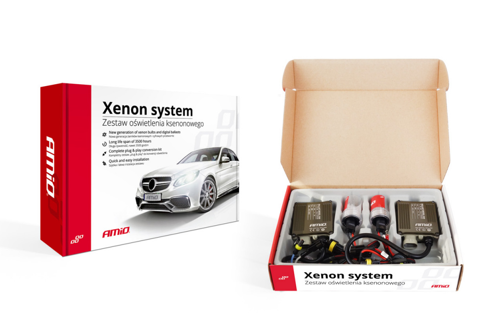Kit Xenon Tip S1068 Canbus D2s 6000k Amio 01891