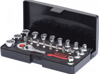 Ks Tools Set Chei Tubulare Si Biti Cu Clichet 1/4&quot; 23 Piese 911.0623