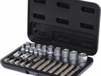 Ks Tools Set Chei Tubulare Torx Si Biti 30 Piese 911.4301-1