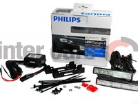 Lămpi Philips cu zi cu LED-uri 12V-4 funcţionare 5W LED-uri