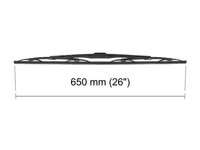 Lamela stergator Motgum Polonia cu lama de 610 mm, fixare standard tip U, 1 buc,