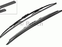 Lamela stergator set 450/450 MM BOSCH TWIN AUDI QUATTRO (85) - OEM - BOSCH: 3397118506|3 397 118 506 - W02604162 - LIVRARE DIN STOC in 24 ore!!!