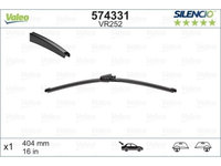 Lamela stergator spate Valeo 574331, Skoda Fabia 5J 2007-2015 Combi , Octavia 1Z 2004-2013, VW Caddy 2004-2013, combi, Transporter T5 2003-2015 cu haion, Touran 2003-2010, 405 mm