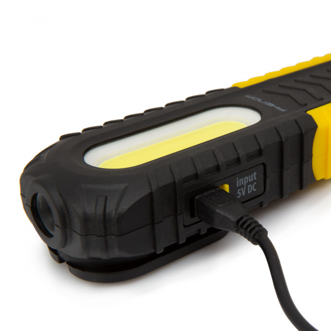 Lampă De Lucru Cob Led 2 In 1 Cu Acumul