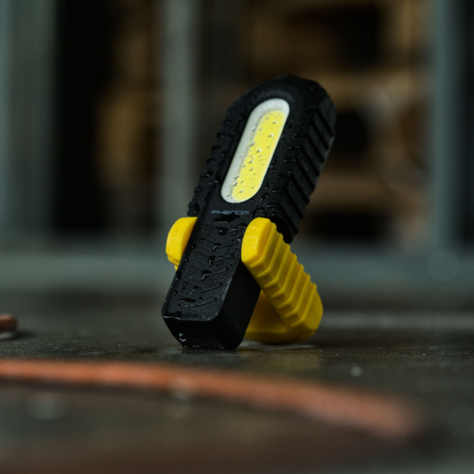 Lampă De Lucru Cob Led 2 In 1 Cu Acumul