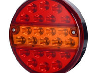 Lampă Stop Spate Multifuncțională HOR 70 (Lumină De Frână, Lumină De Parcare șI Semnalizare De DirecțIe), Led 12/24 Amio LZD 740