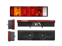 Lampa auto BestAutoVest pentru camion partea Dreapta cu leduri 12/24V 472x130x81mm cu mers inapoi si ceata