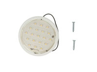 Lampa de iluminat interior LED 24V surface height 6mm diameter 58mm no switch white housing TRUCKLIGHT IL-UN002