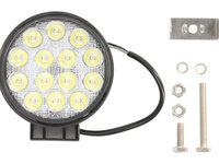 Lampa de lucru LED 12/24/30V 39W 2500lm numar elemente LED: 13 adancime: 75mm diametru: 128mm lumina focalizata TRUCKLIGHT WL-UN205