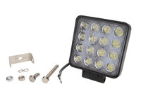 Lampa de lucru LED 12/24/30V 48W 3300lm numar elemente LED: 16 lungime: 110mm inaltime: 110mm adancime: 72mm lumina dispersata TRUCKLIGHT WL-UN207