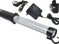 Lampa de lucru reincarcabila cu 27+17 de LED-uri Automax 230/12V