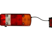 Lampa din spate dreapta 12/24V conector de joc lateral al reflectorului: baioneta AMP 7PIN MAN TGA TGL I TGM I TGS I TGX I 04.00- TRUCKLIGHT TL-MA006R