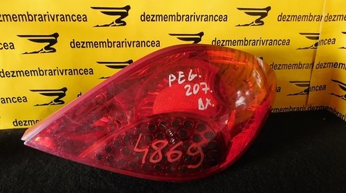 Lampa dreapta Peugeot 207 An 2008