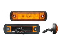 Lampa gabarit auto BestAutoVest 12/24V dreptunghiulara Portocaliu cu Leduri, 110x30x15mm,1 buc.