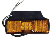 Lampa gabarit auto BestAutoVest 12/24V dreptunghiulara orange cu leduri, 97x30x12mm , 1 buc.