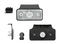 Lampa gabarit auto BestAutoVest 12/24V dreptunghiulara Alba , 110x45mm, cu suport fixare,1 buc.