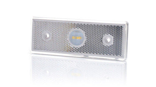 LAMPA GABARIT LED 1414 W201, 12V-24V, POZITIE ALB WAS