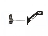 LAMPA GABARIT LED CU BRAT 238P W48, 12V-24V, POZITIE ALB / ROSU / PORTOCALIU DREAPTA WAS IS-43382