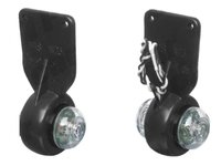 Lampa gabarit Universal, 24V, 44mm,alb-rosu,omologare ECE, cu LED,, Stanga , Dreapta