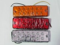 Lampa laterala 12 LED-uri 24v lumina galbena sau alb sau rosu