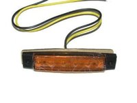 Lampa laterala 14 x 50 6 LED-uri 12V lumina galbena