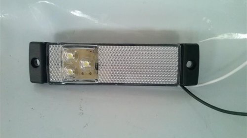 Lampa laterala cu LED rosie / alba14 X 07 24V