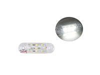 Lampa laterala LED 9 SMD 24V Alba ERK ERK AL-170823-8