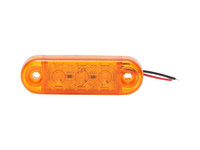 Lampa laterala led galbena 12-24V ERK AL-180123-6