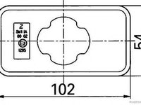 Lampa laterala VOLVO FH 16 HERTH+BUSS PARTI ELECTRICE 82710143